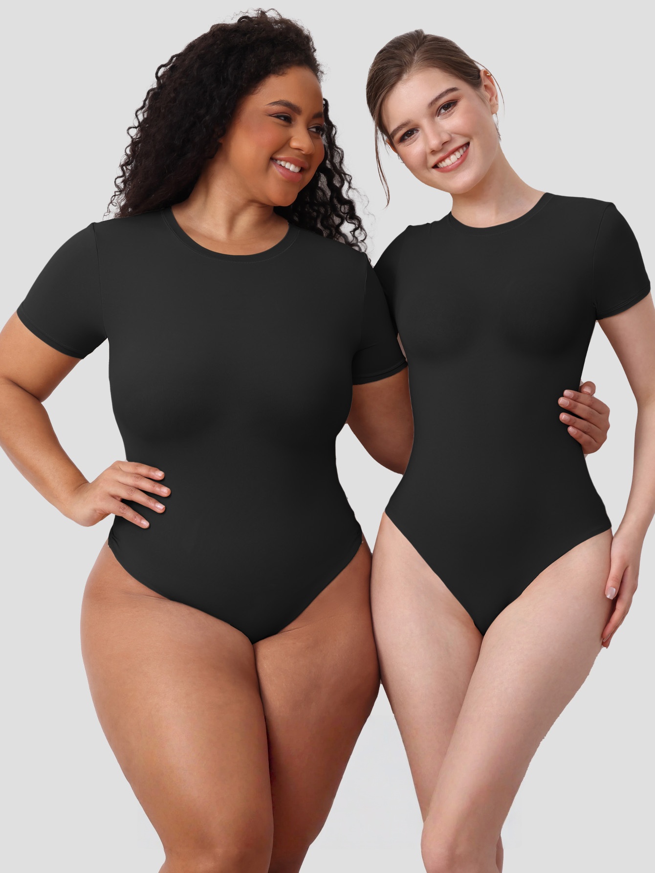 Womens Bodycon Jumpsuit - Slimming Seamless Body Shaper Bodysuit